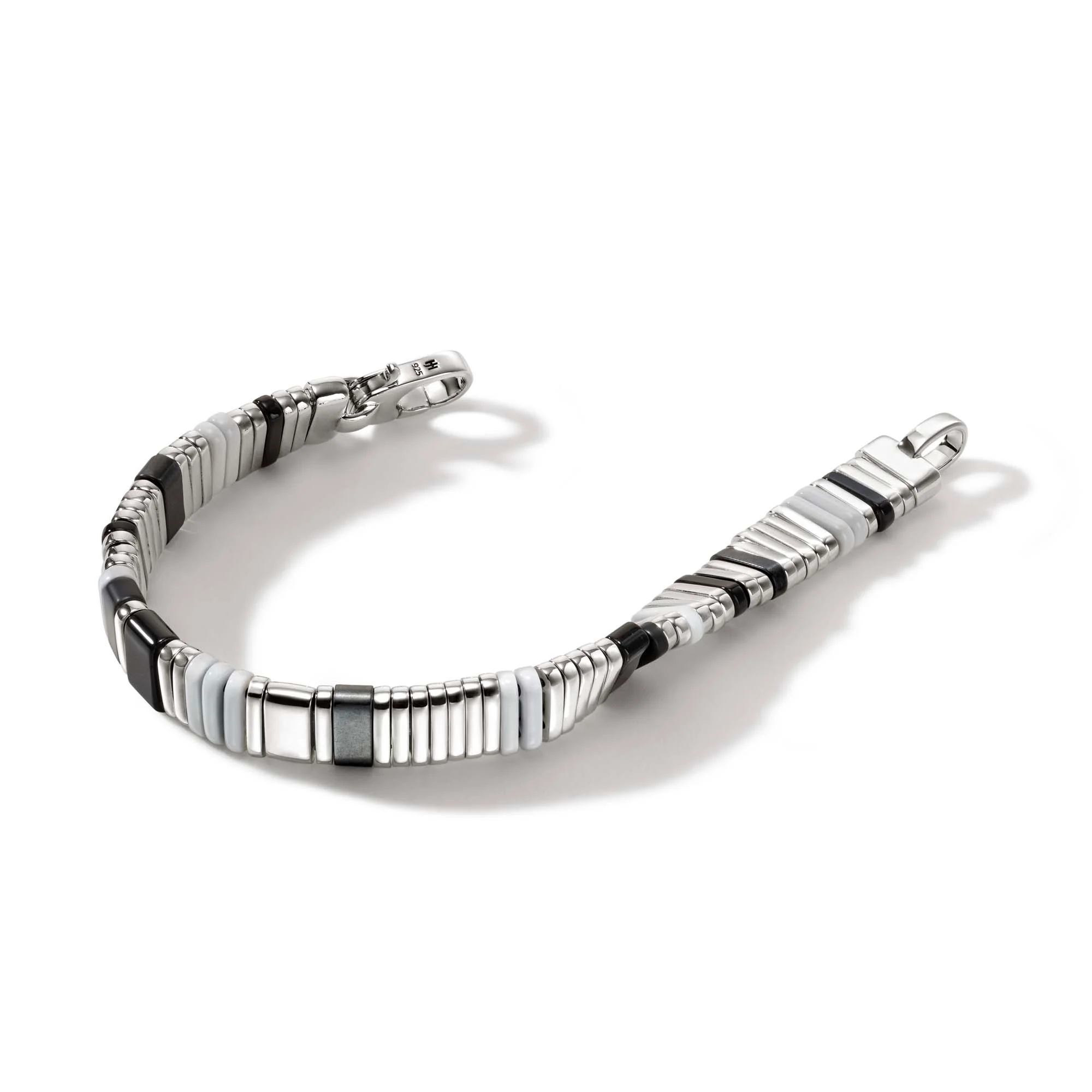 Colorblock Bracelet, Silver|BUS9010521WHBONHE - Image 3