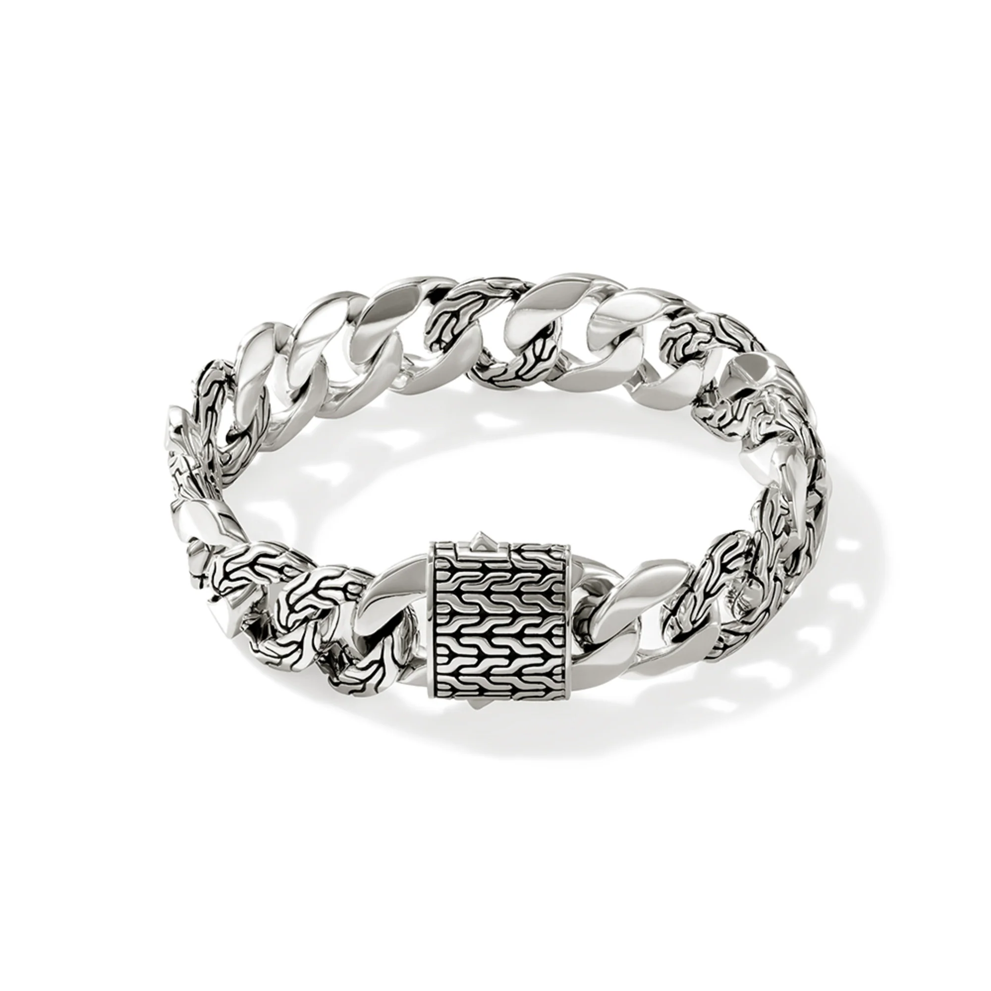 Curb Bracelet, Sterling Silver, 14MM|BU901237 - Image 4