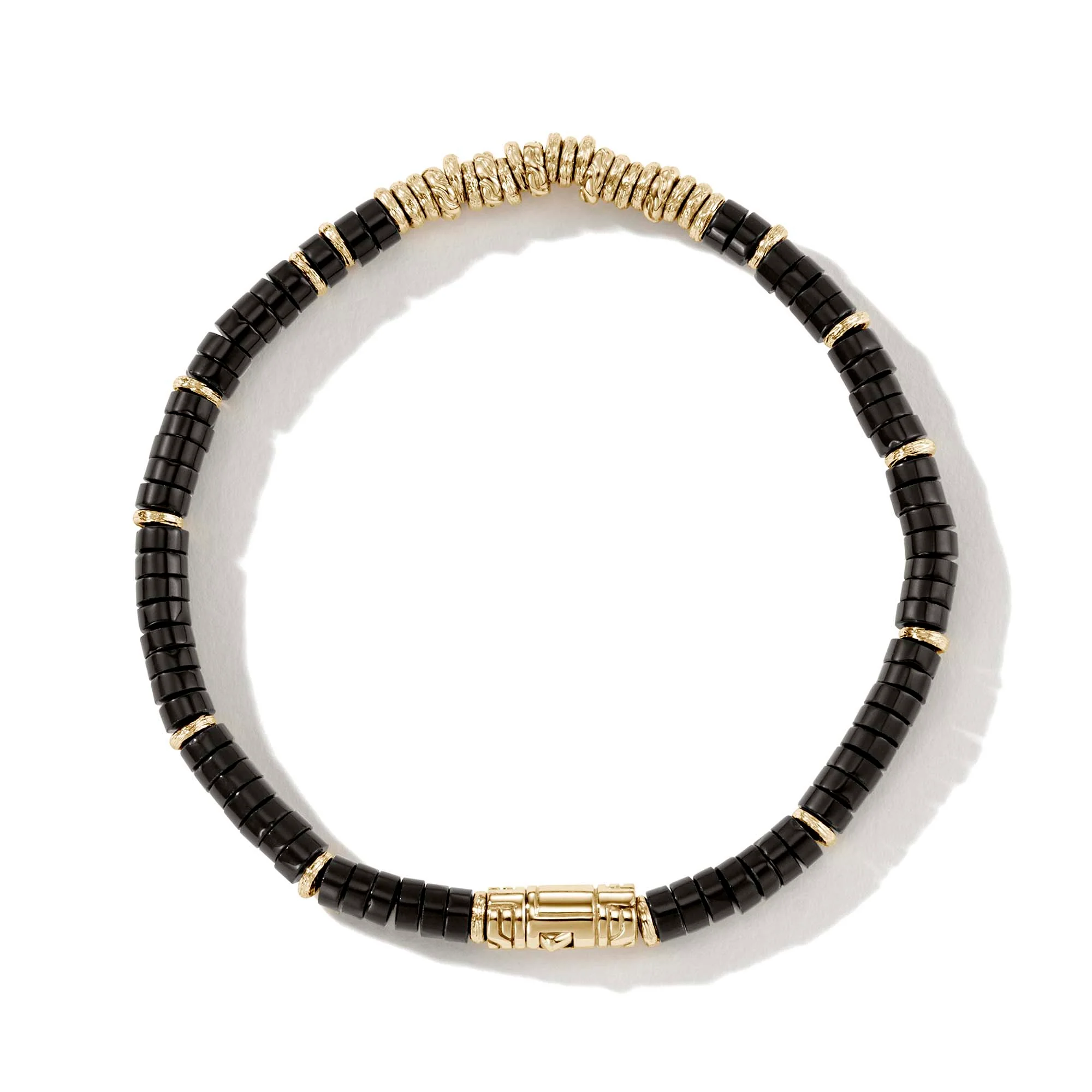 Heishi Bracelet, Gold, Hardstones|BUGGS900984BON - Image 4