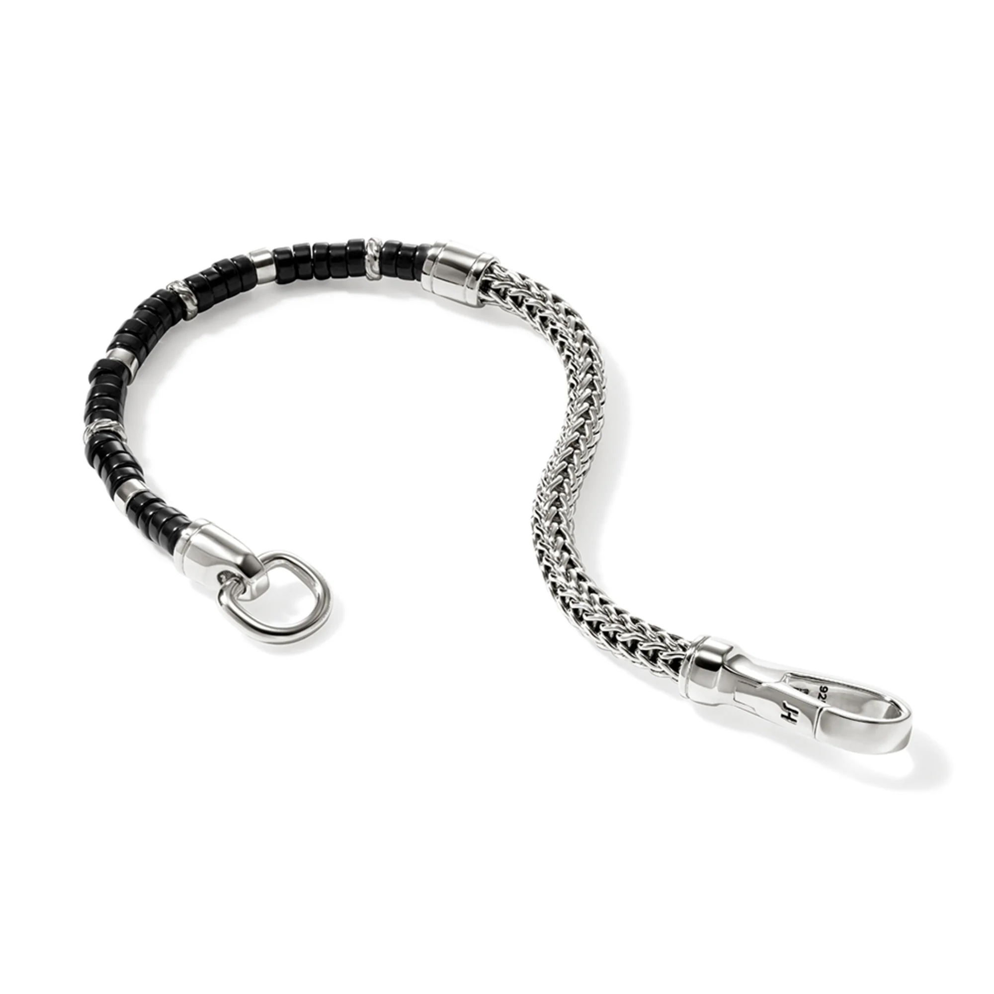 Heishi Chain Bracelet, Sterling Silver, Hardstones|BUS9012521BON - Image 3