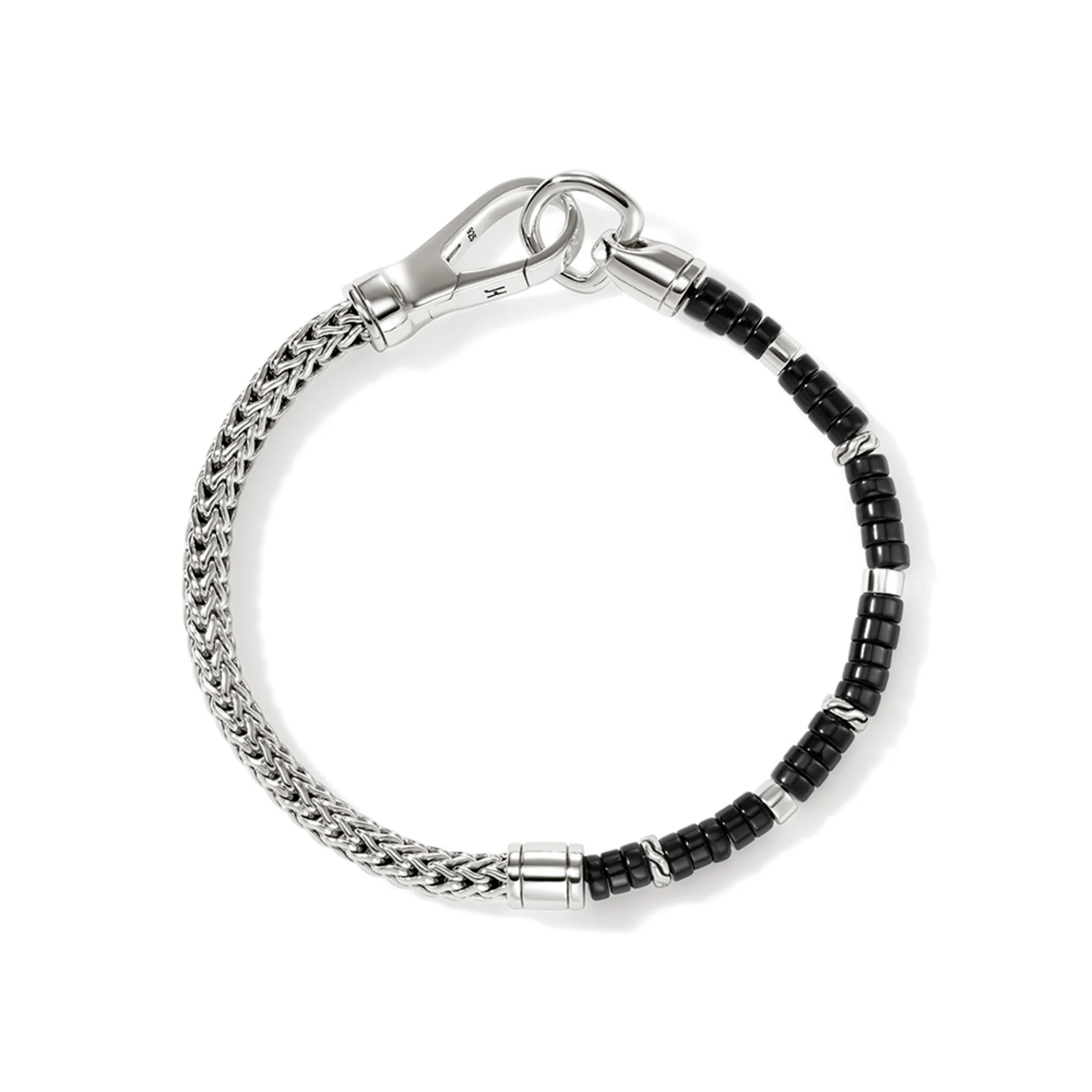 Heishi Chain Bracelet, Sterling Silver, Hardstones|BUS9012521BON - Image 5