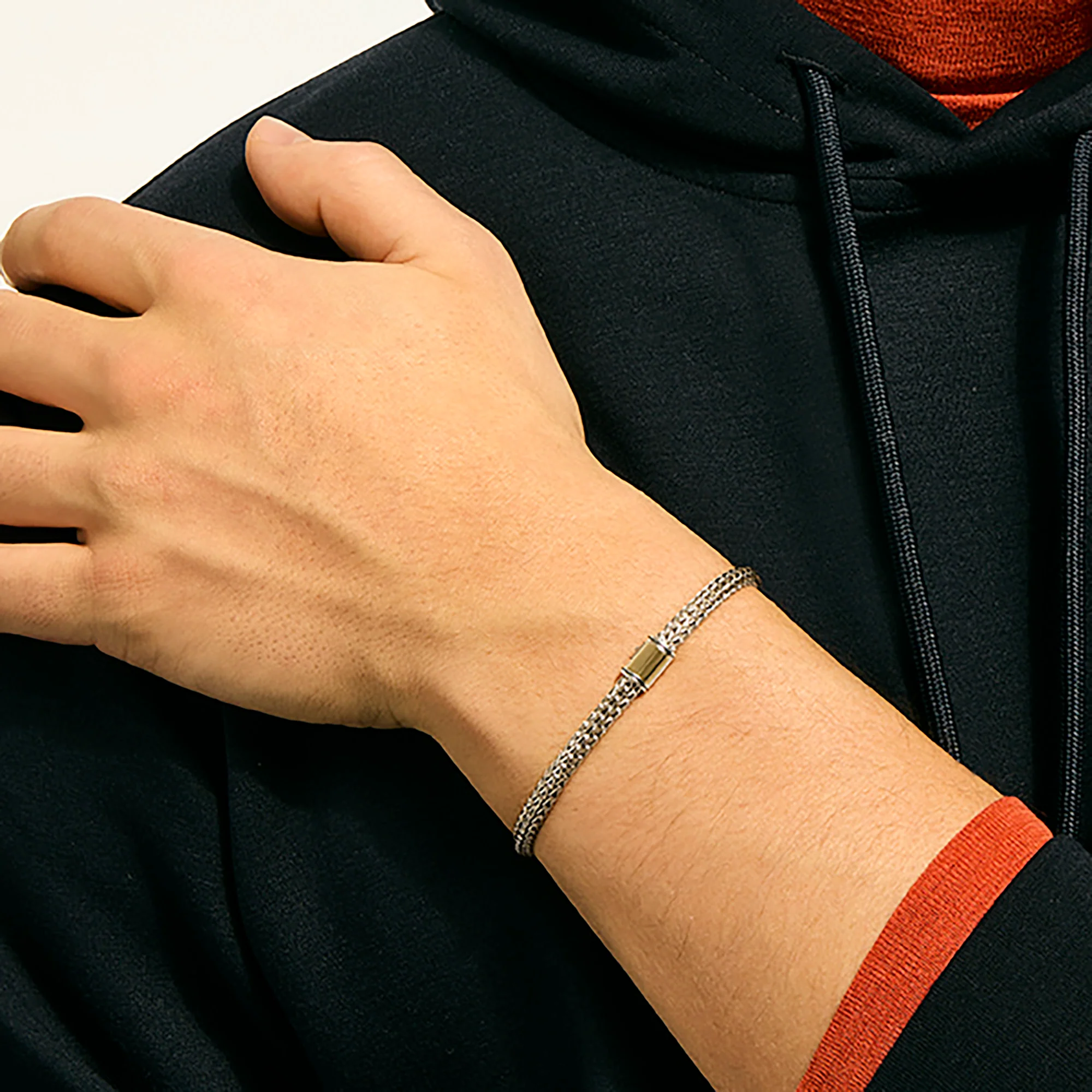 Icon Bracelet, Gold, Sterling Silver, 5MM|BUZZ990096 - Image 7