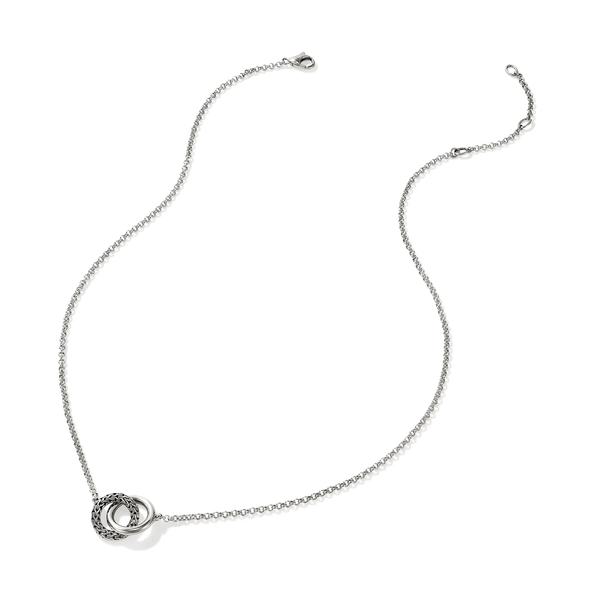 JH Essential Linked Necklace, Sterling Silver, 2MM|NB98707 - Image 3