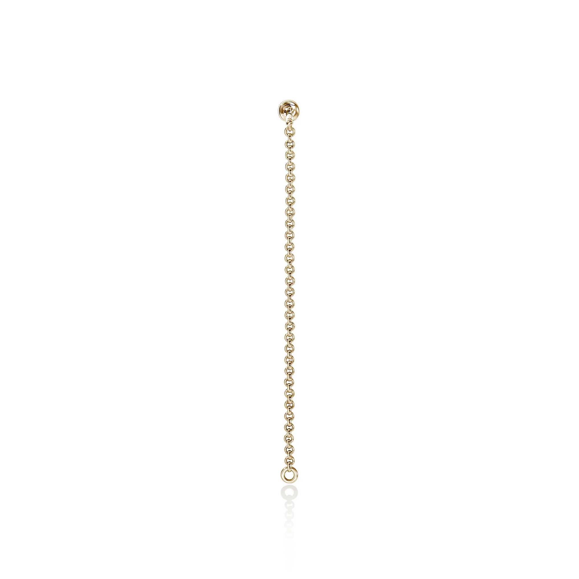 JH Lovestruck™ Drop Chain Earring, Gold, Diamond, .03TCW, Single|EGGX43009LGD - Image 3