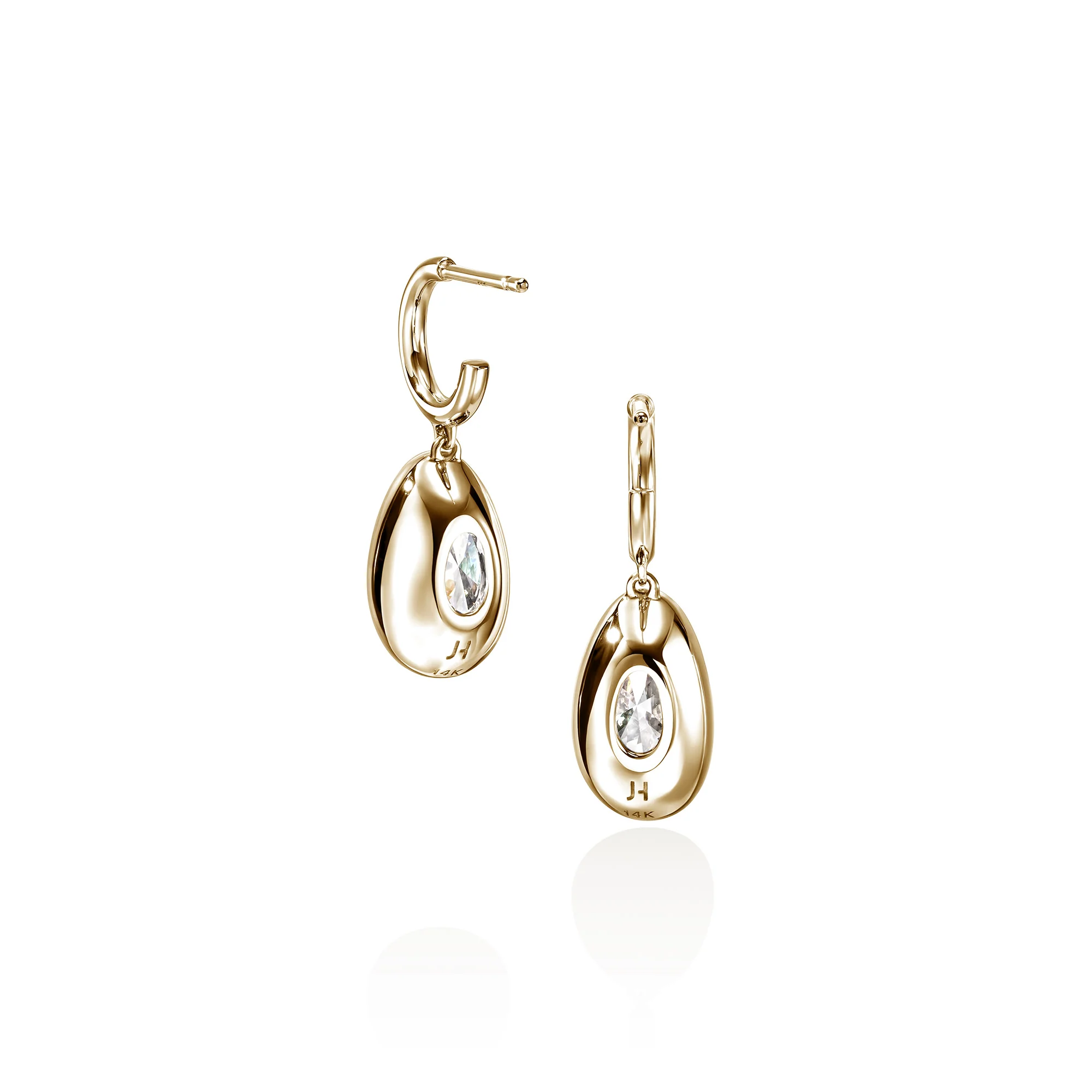 JH Lovestruck™ Earrings, Gold, Diamonds, 6.5TCW|EGGX43022LGD - Image 3