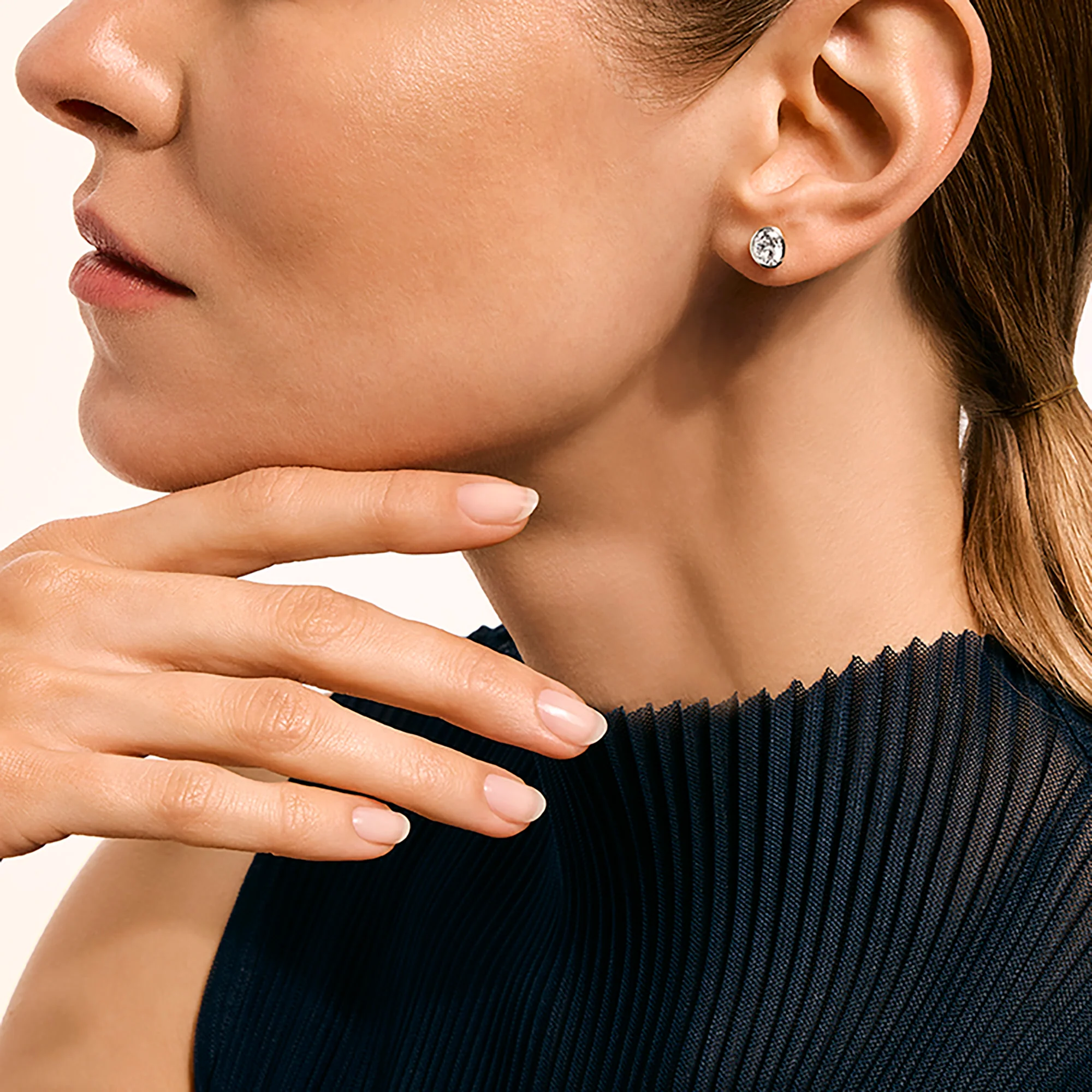 JH Lovestruck™ Stud Earrings, Sterling Silver, Diamonds, 1.5TCW|EBP43008LGD - Image 4