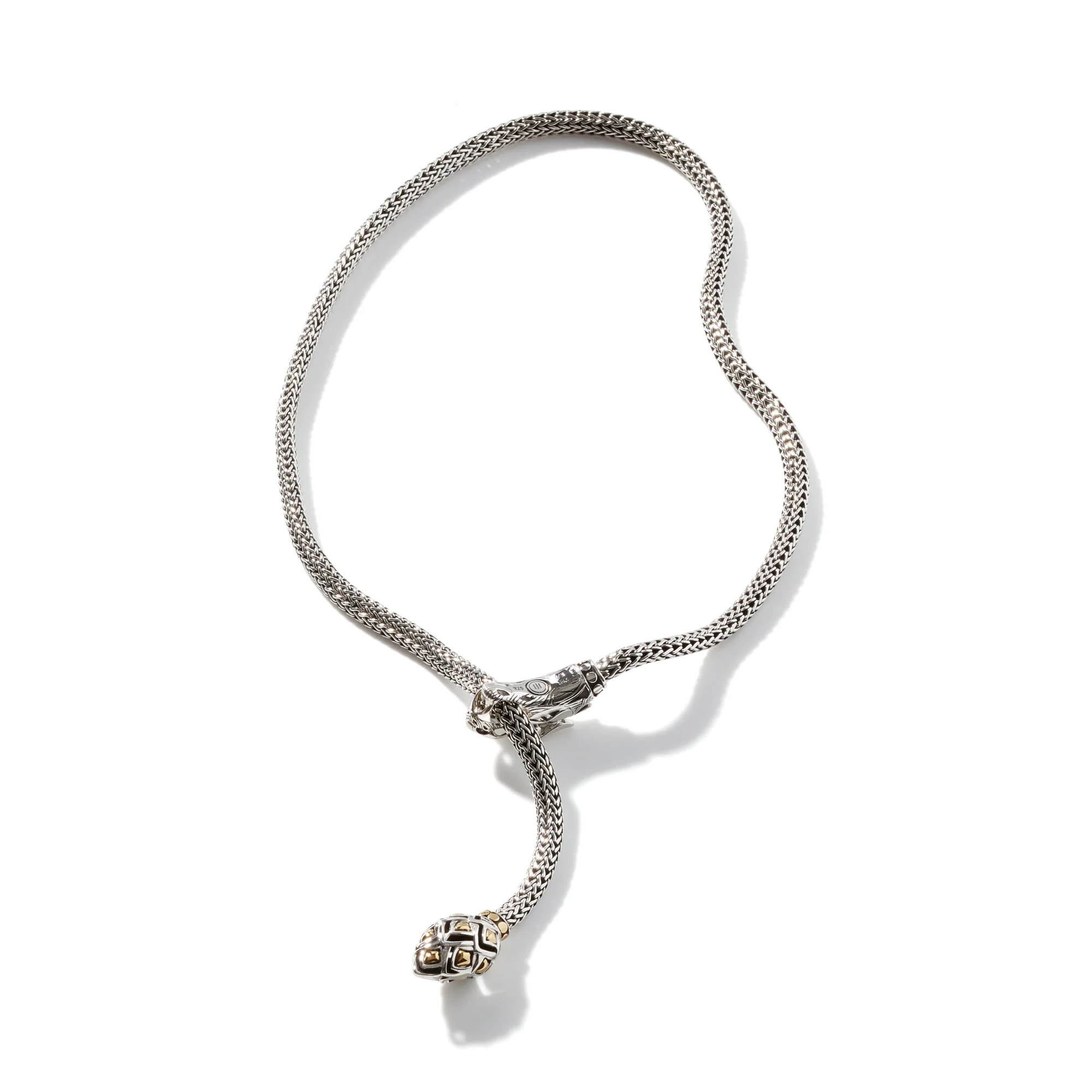 Naga Lariat, Sterling Silver, Gold, 5MM|NZ65471 - Image 5