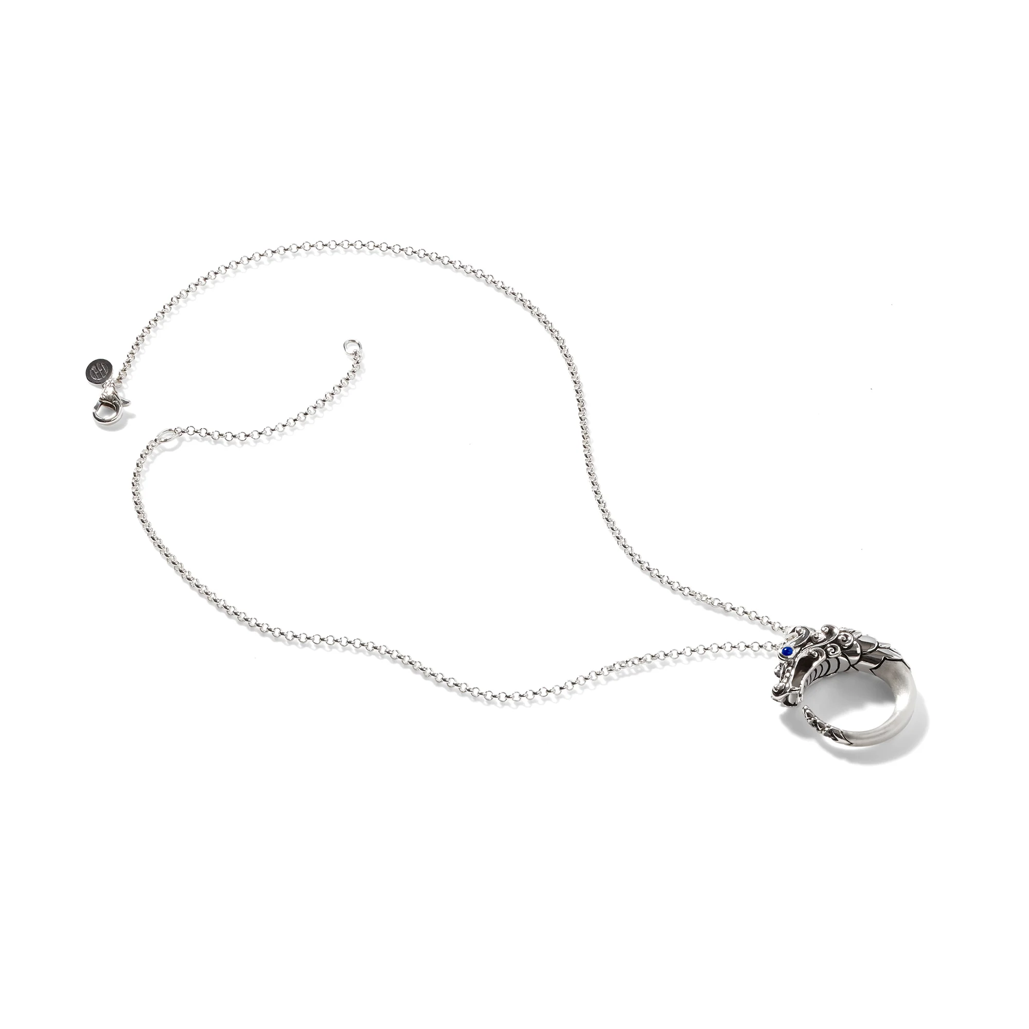 Naga Necklace, Sterling Silver, Pavé|NBS6501254BHBLSBN - Image 4