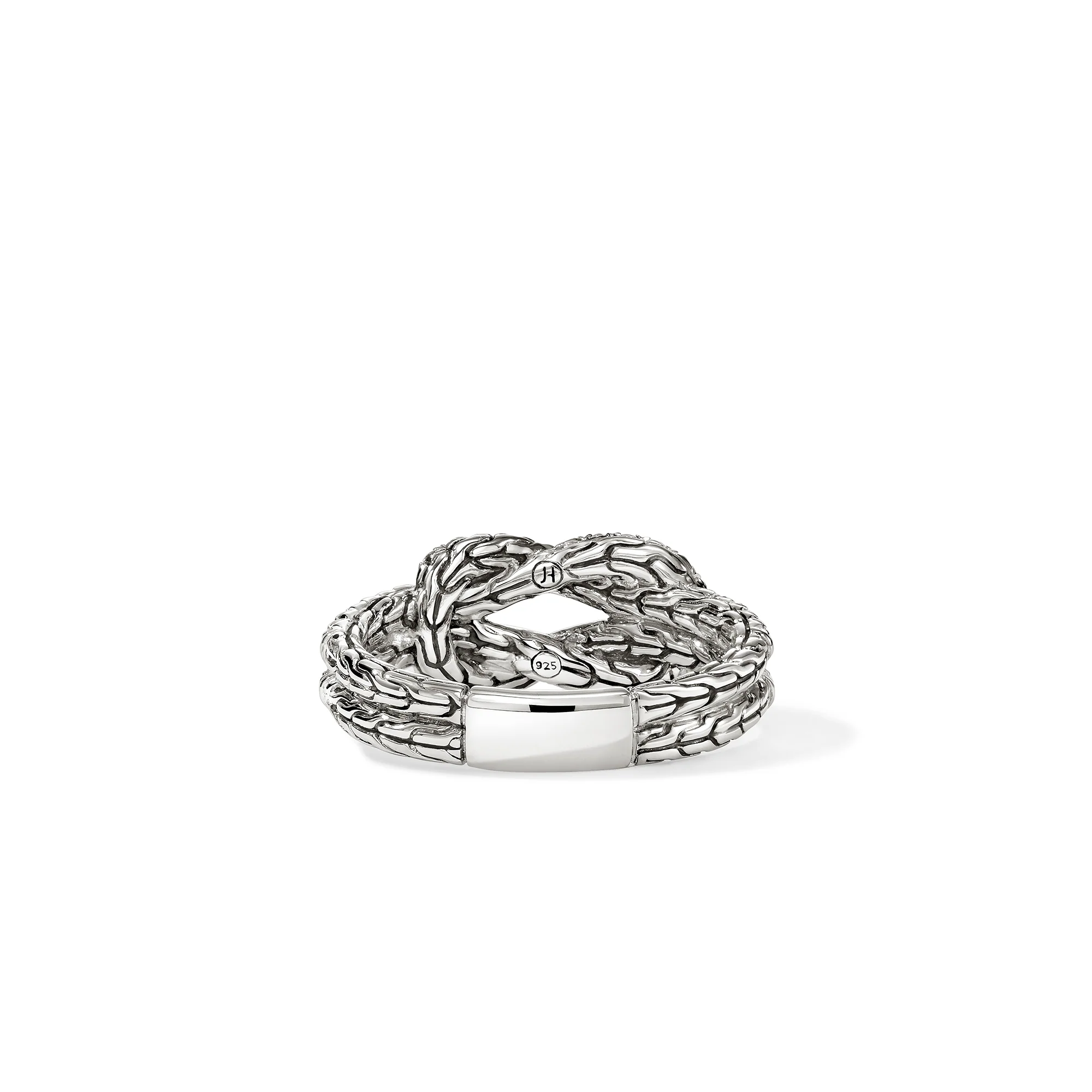 Love Knot Ring, Sterling Silver, Diamonds|RBP9010402DI - Image 3