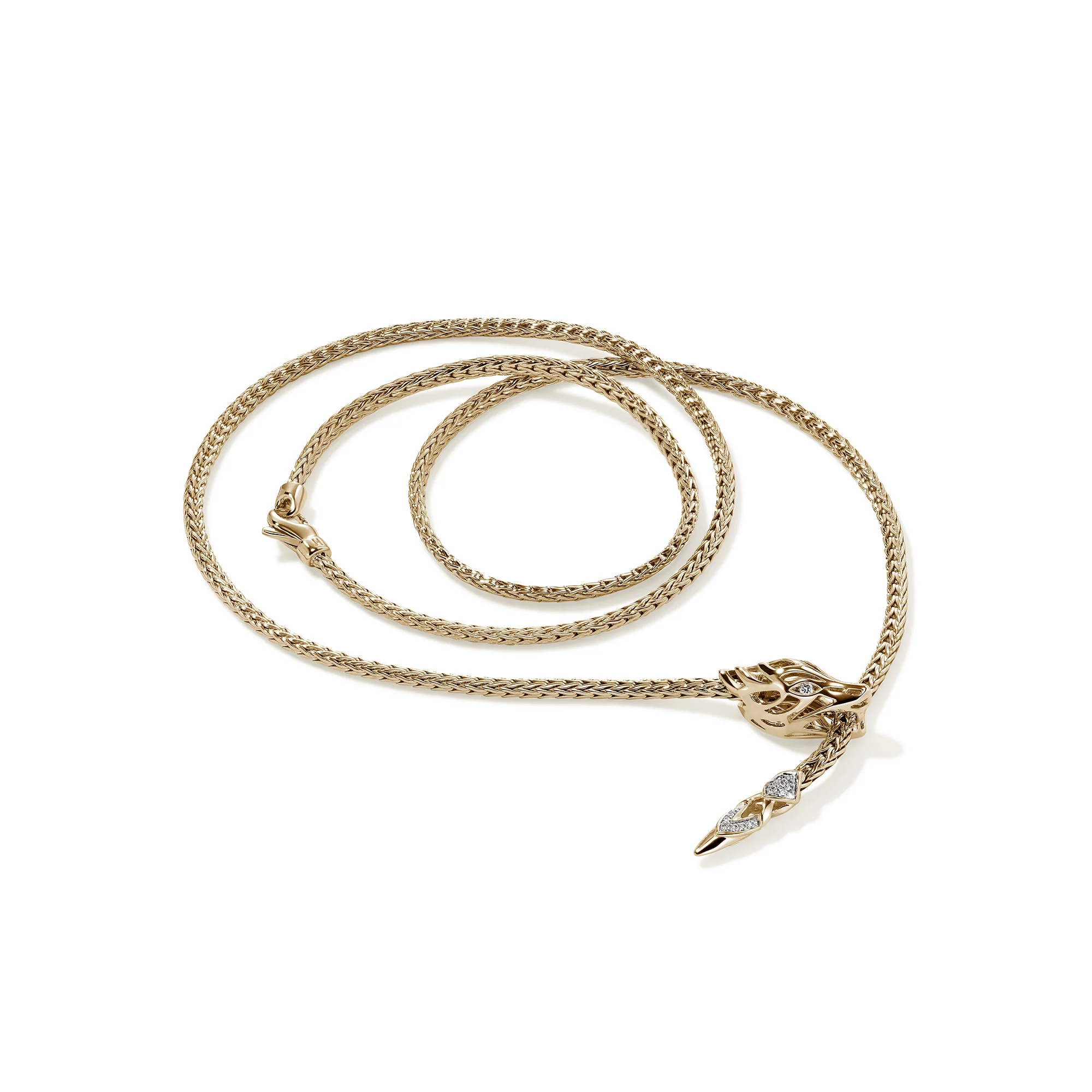 Naga Wrap, Gold, Diamonds, 2.5MM|BUGGX603422DI - Image 3
