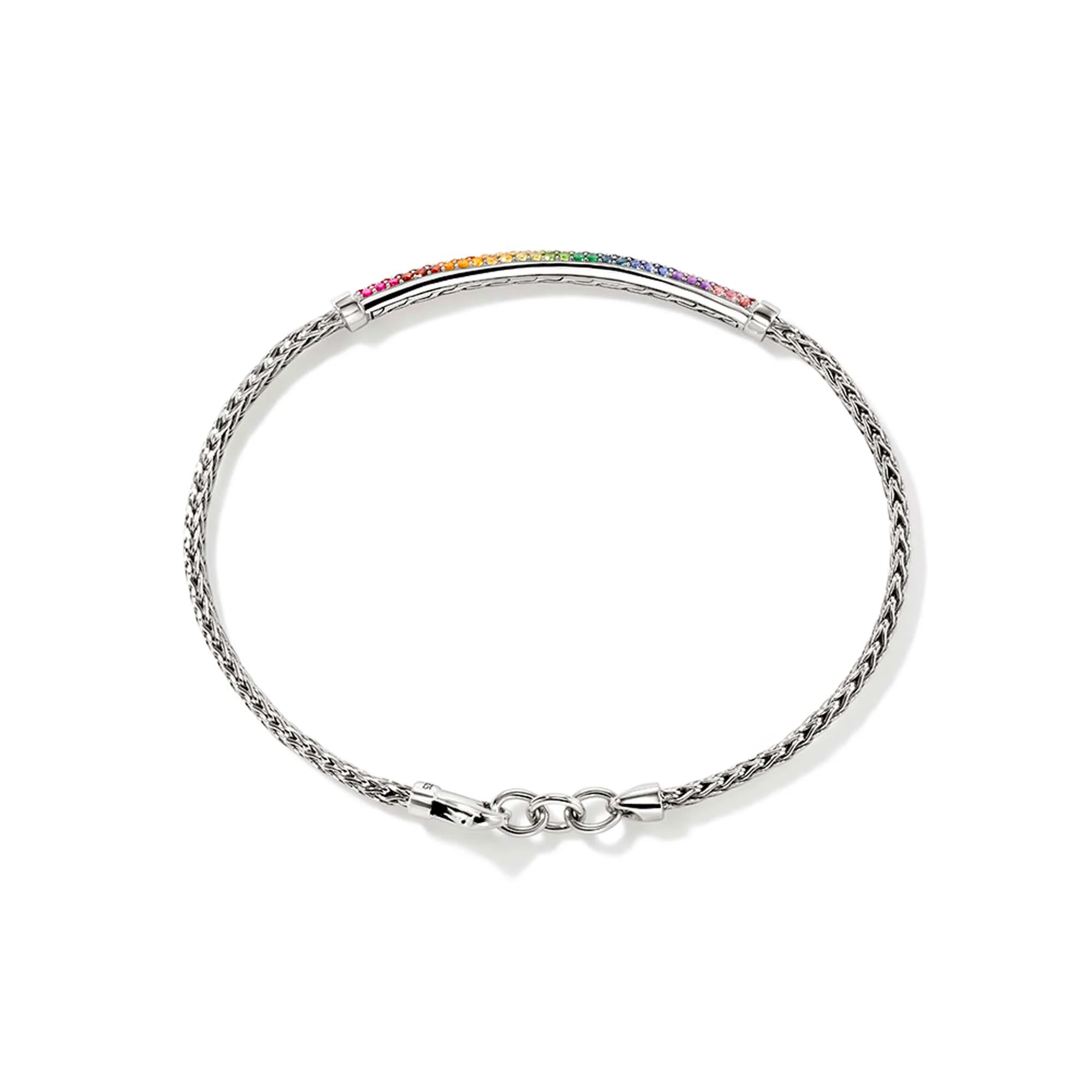 Rainbow Bracelet, Sterling Silver, Gemstones|BUS987084AMPTLT - Image 5