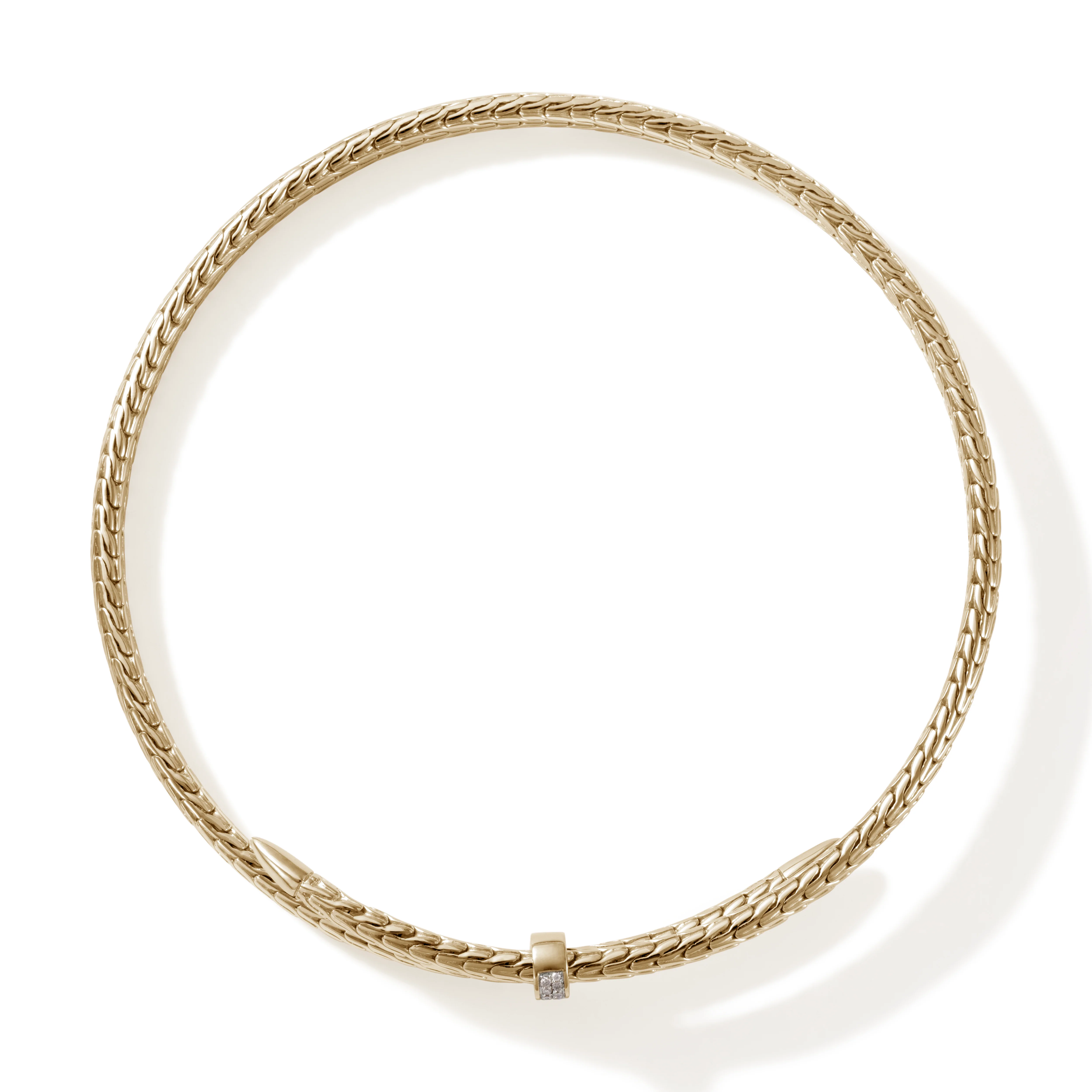 Spear Coil Choker, Gold, Diamonds|NGGX9011292DI - Image 4