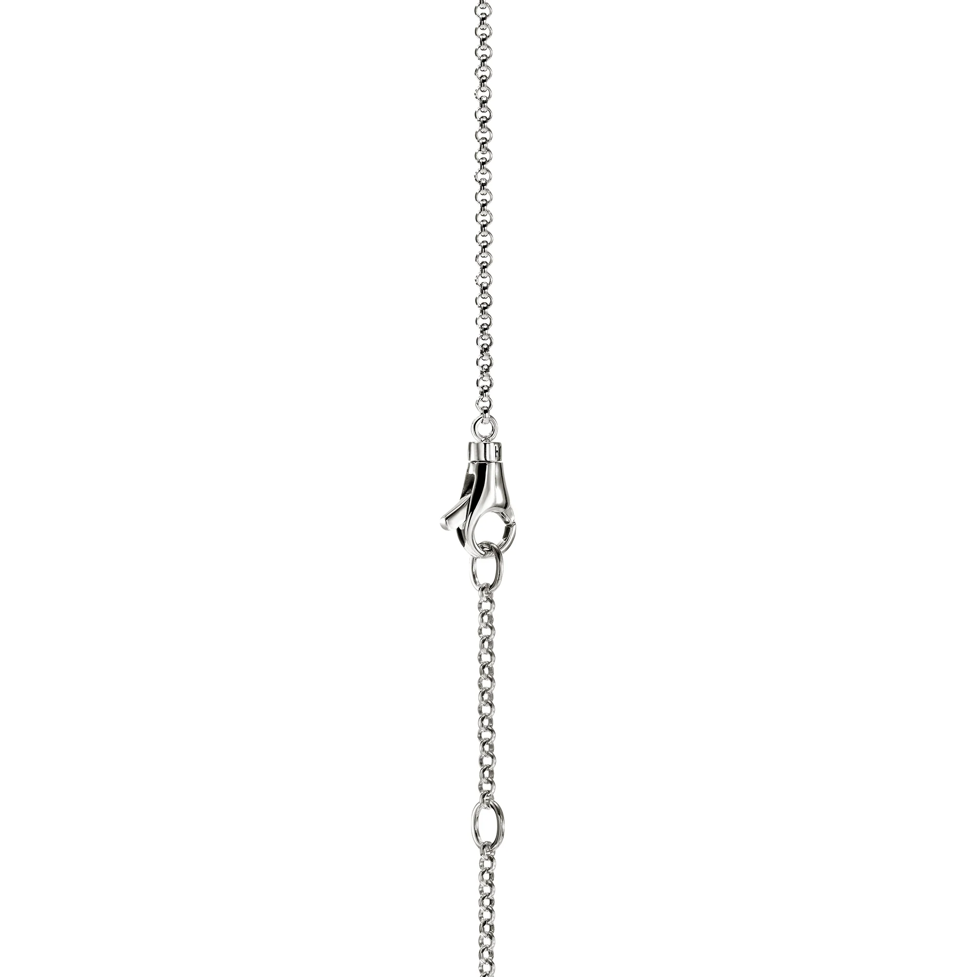 Spear Station Necklace, Gold, Sterling Silver, Diamonds|NZZP989582DI - Image 4