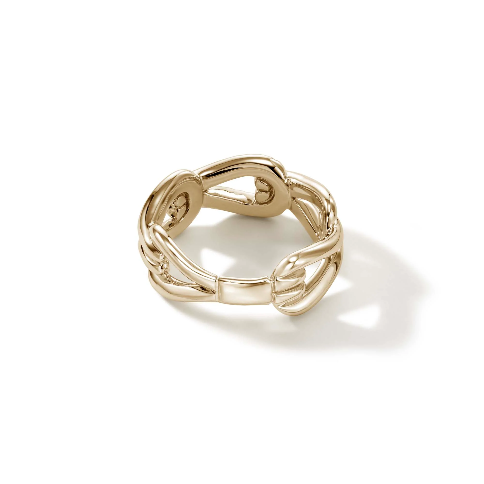 Surf Link Ring, Gold, Diamonds, Wide|RGGX90107722DI - Image 5