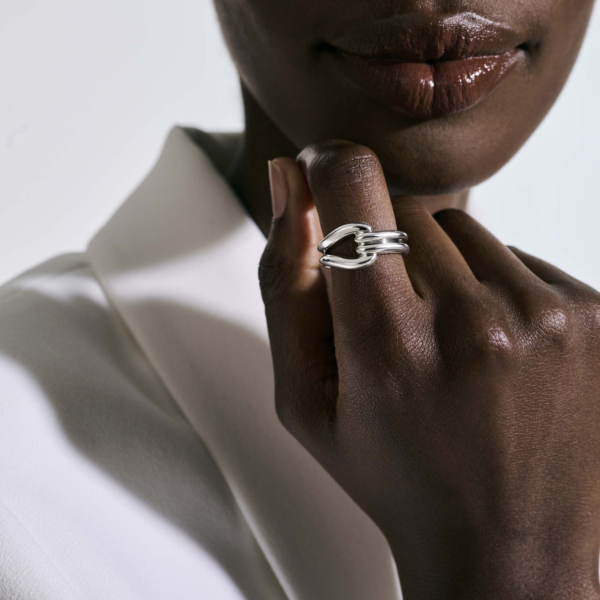 Surf Link Ring, Sterling Silver|RB901081 - Image 6