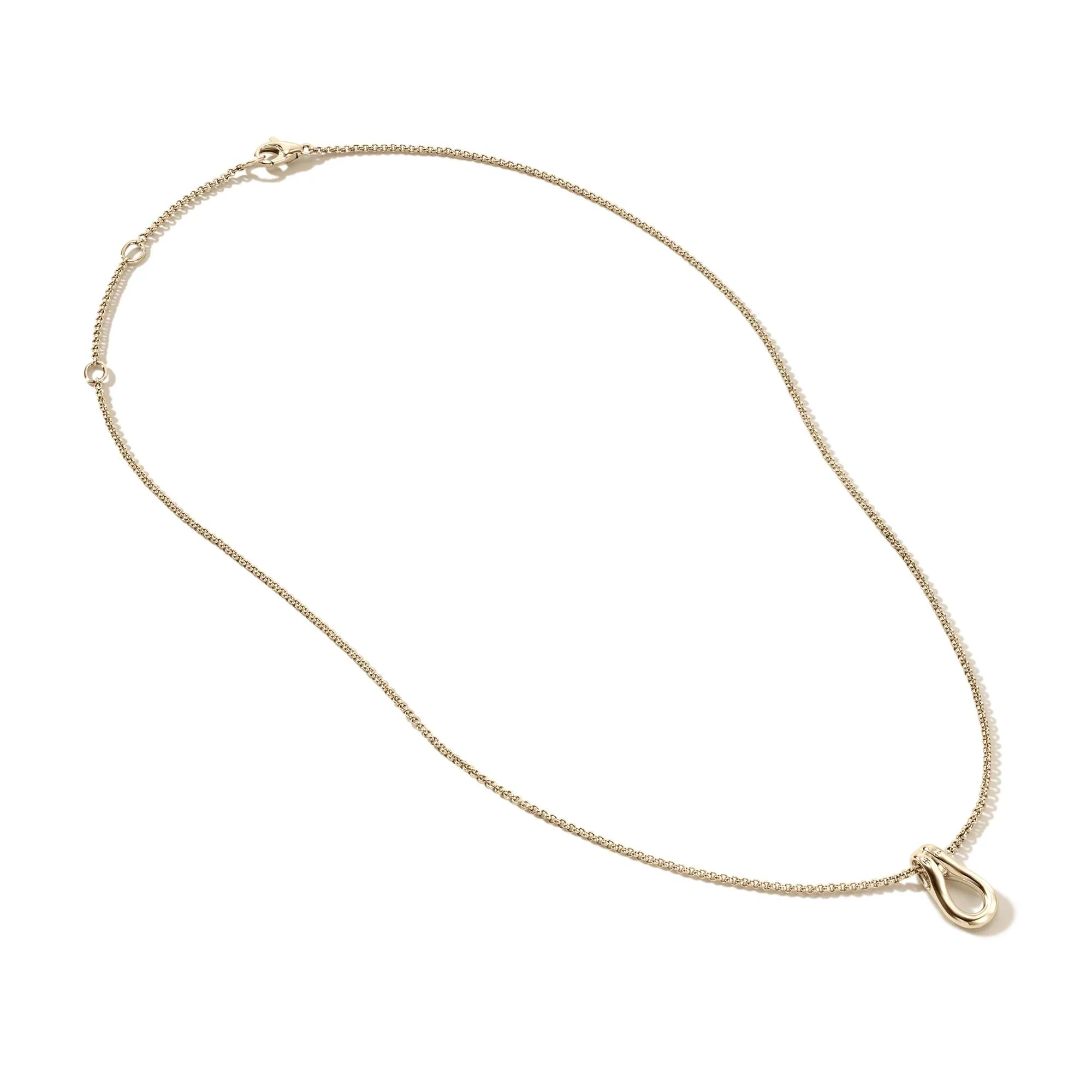 Surf Pendant Necklace, Gold, Diamonds|NGGX90107422DI - Image 5